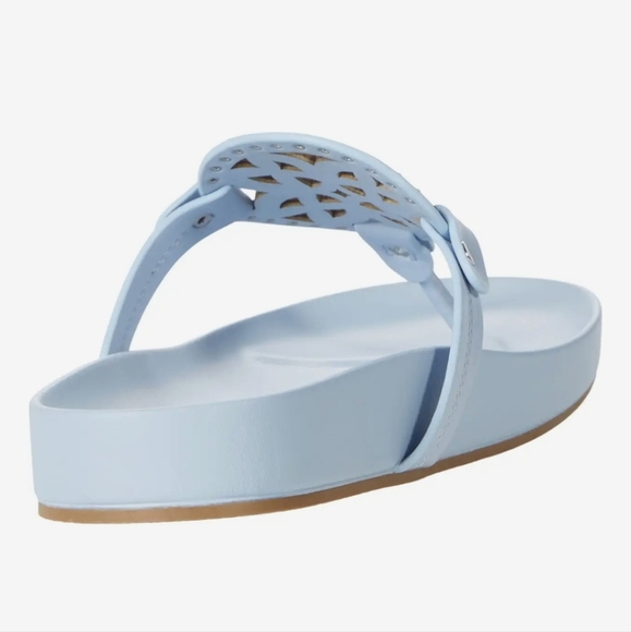 NWT Dolce Vita Prisma Medallion Thong Flip Flop Sandals in Powder Blue - Picture 5 of 15